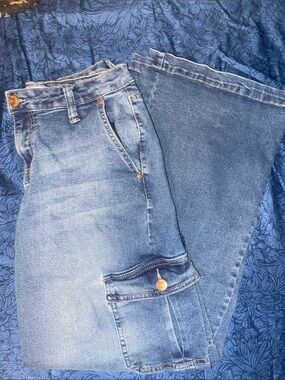 YMI Cargo Jeans Wide Leg